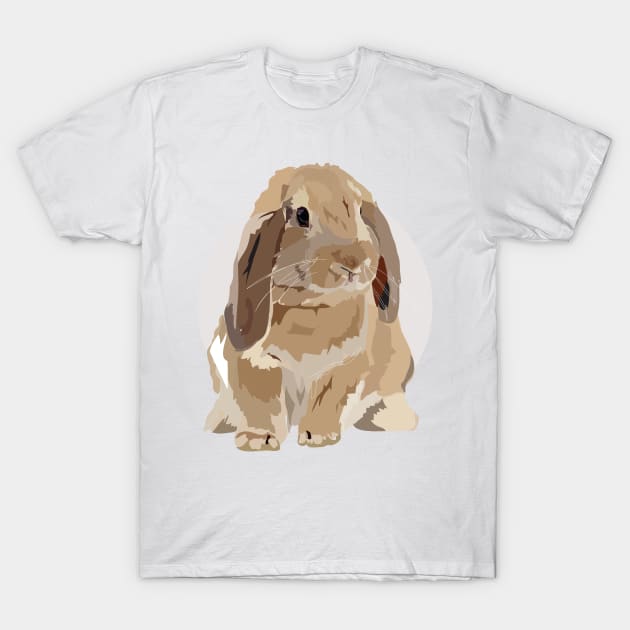 Flop - Bunny T-Shirt by annamckay